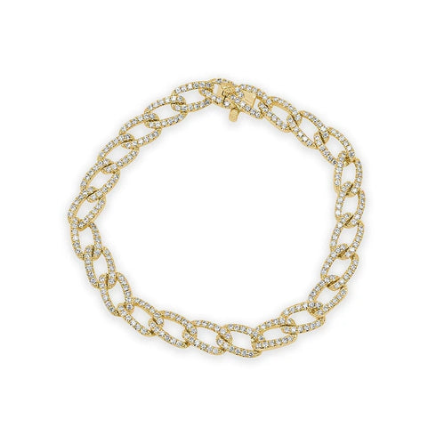Cuban 7in Diamond Bracelet - 1